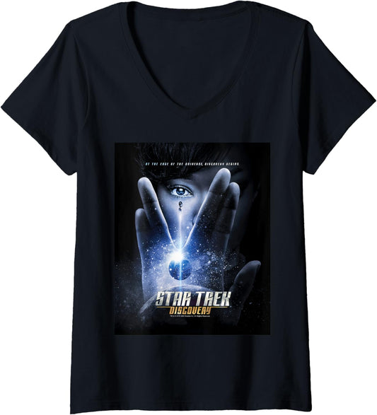 Star Trek: Discovery Michael Burnham Salute Poster V-Neck