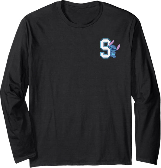 Disney Stitch Troublemakers 626 Collegiate Team 2-Sided Long Sleeve