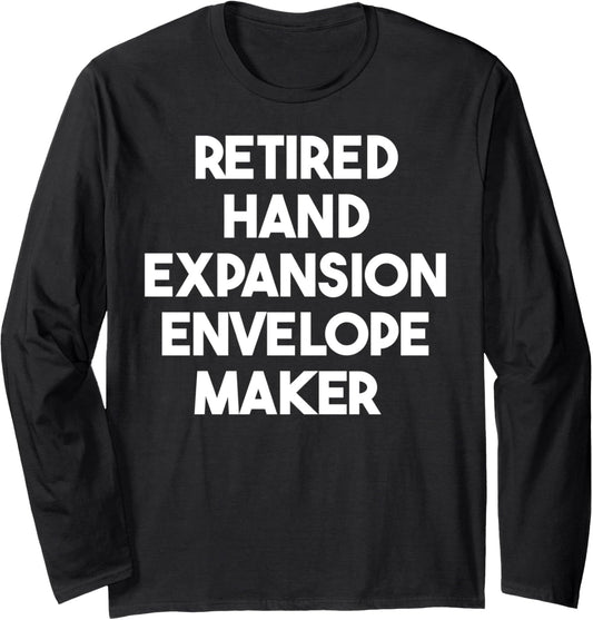 Retired Hand Expansion Envelope Maker Long Sleeve