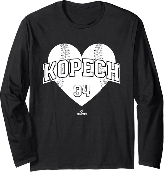 Baseball Heart Michael Kopech Chicago MLBPA Long Sleeve