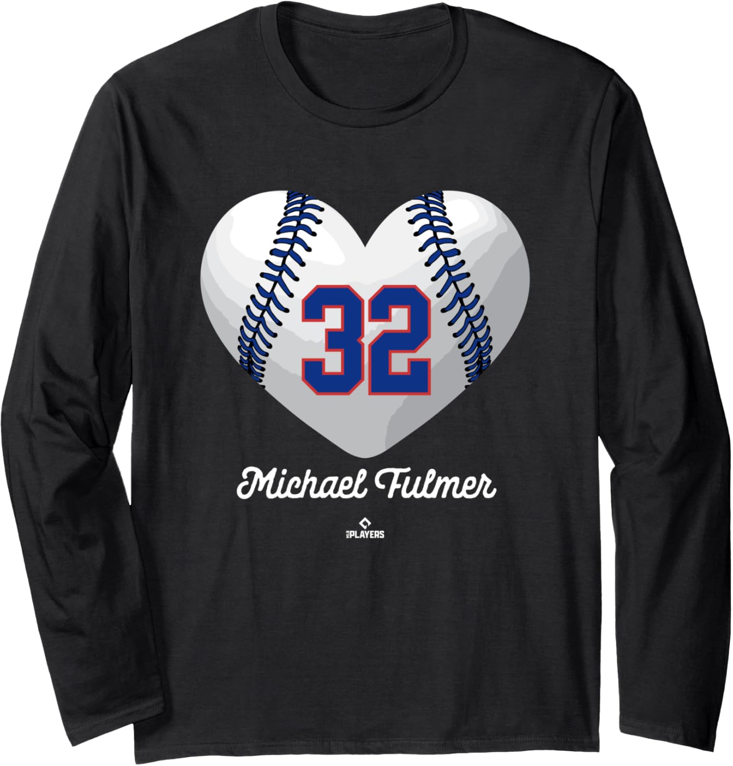 Baseball Heart Number Michael Fulmer Chicago MLBPA Long Sleeve