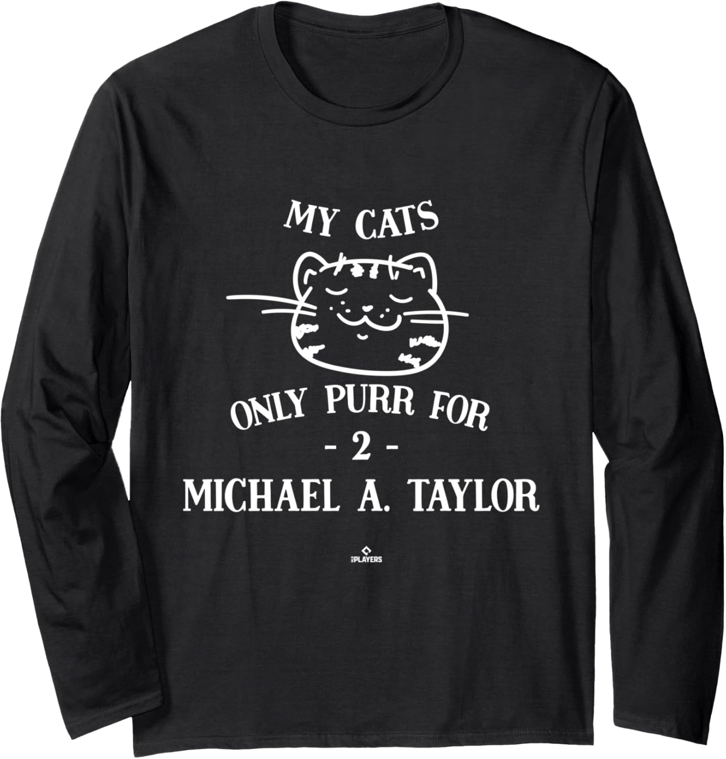Cat Lovers for Michael A Taylor Minnesota MLBPA Long Sleeve