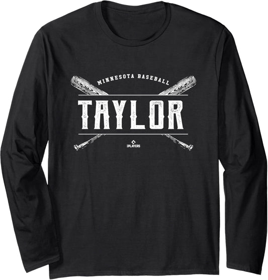 Vintage Baseball Bat Gameday Michael A Taylor Minnesota Long Sleeve
