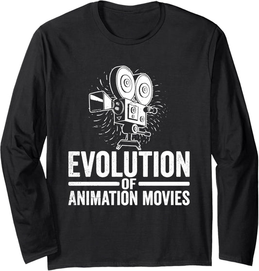 Evolution of Animation Filmmaker Long Sleeve