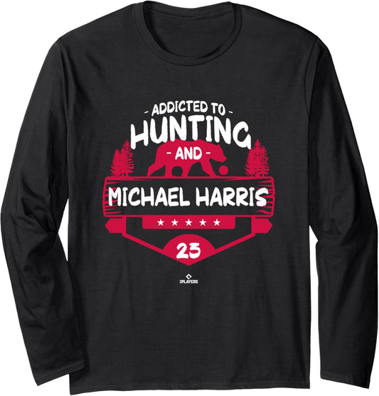 Bear Hunting and Michael Harris Atlanta MLBPA Long Sleeve