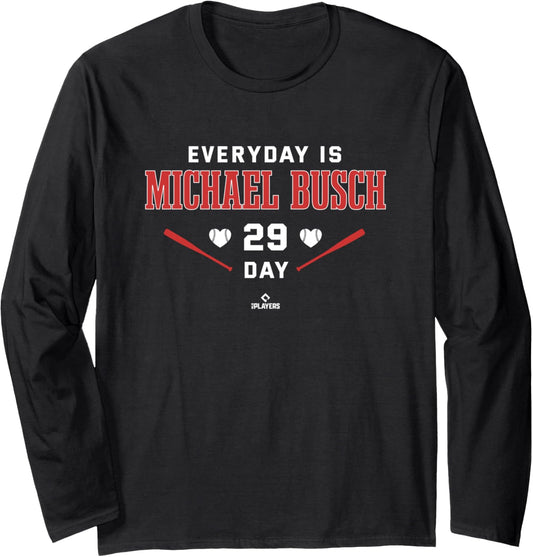 Everyday Is Michael Busch Chicago Baseball MLBPA Long Sleeve