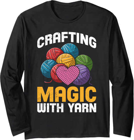 Yarn Collection CRAFTING MAGIC WITH YARN Yarn Collector Long Sleeve