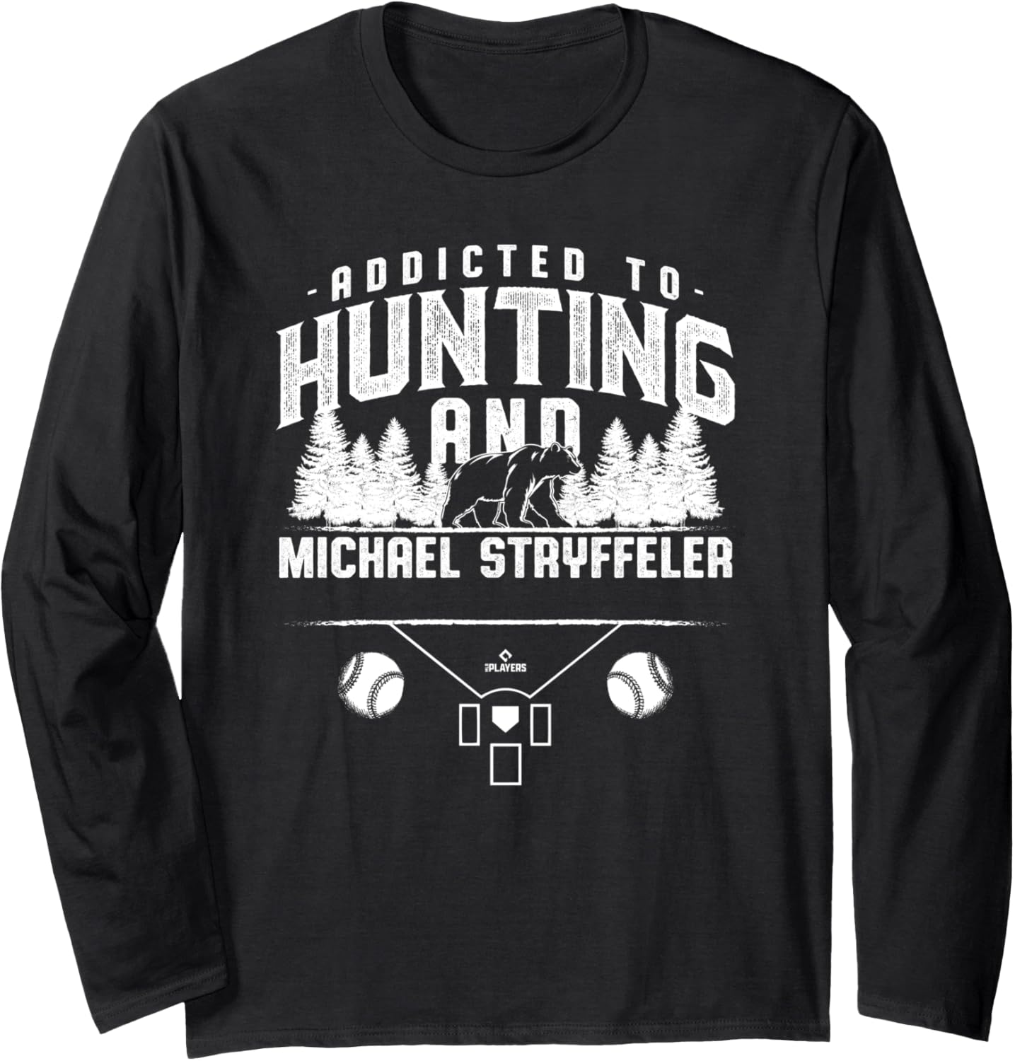 Bear Hunting and Michael Stryffeler Prospect Baseball Fan Long Sleeve