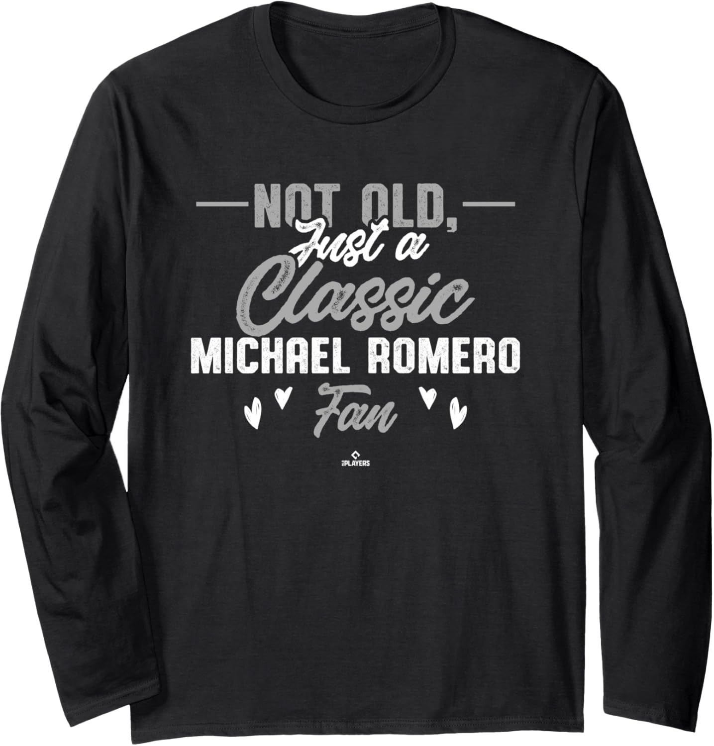 Classic Fan Michael Romero Prospect Baseball Fan Gear Long Sleeve