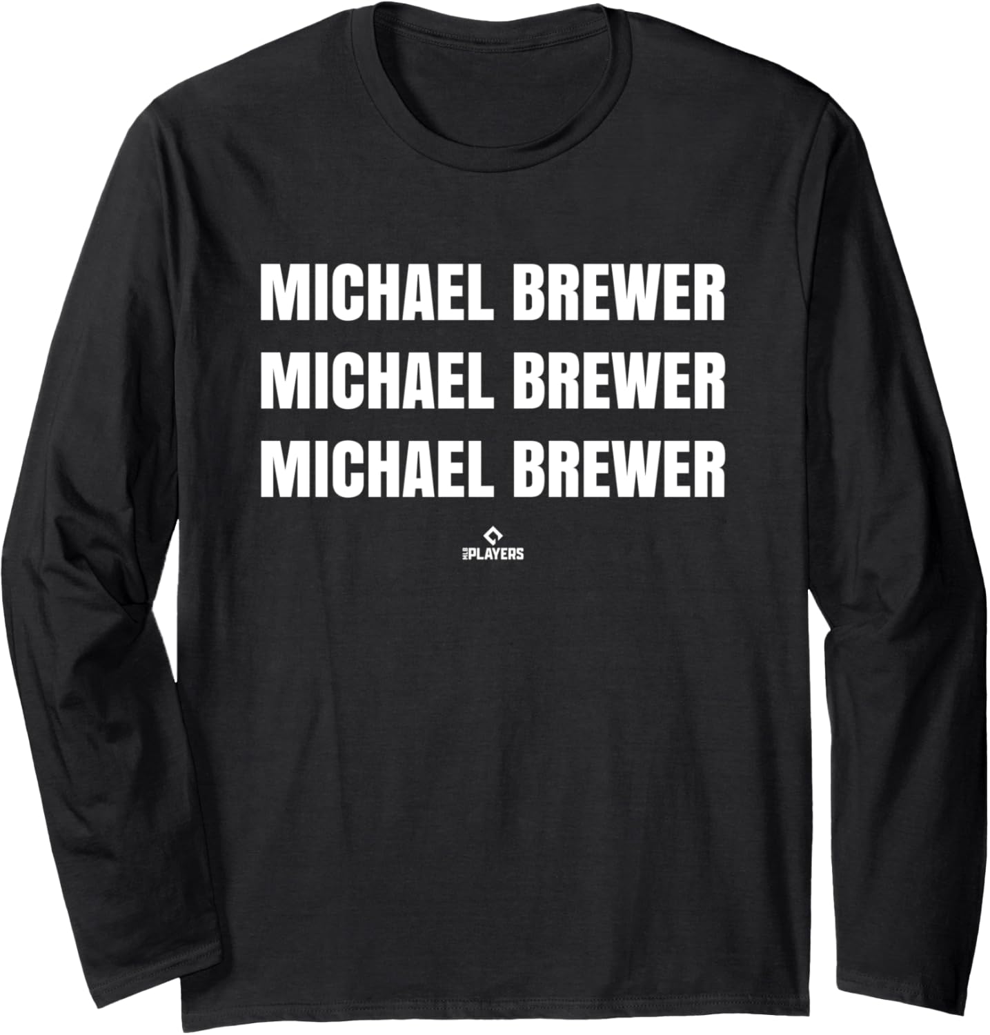 Chant Michael Brewer Prospect Baseball Fan Gear Long Sleeve