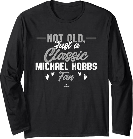 Classic Fan Michael Hobbs Prospect Baseball Fan Gear Long Sleeve