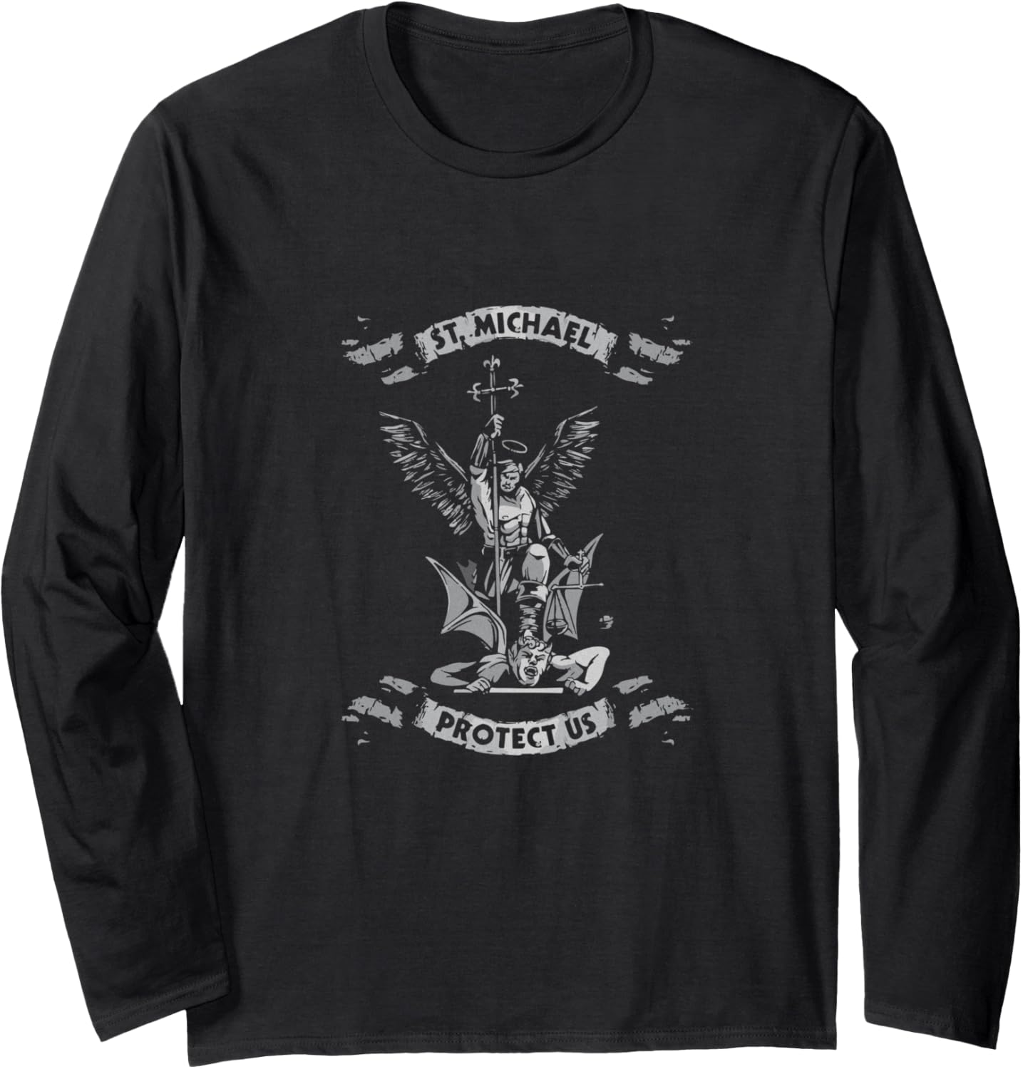 St. Michael Protect Us Long Sleeve