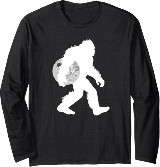 Bigfoot Clockmaker Horology Watchmaker Sasquatch Horologist Long Sleeve