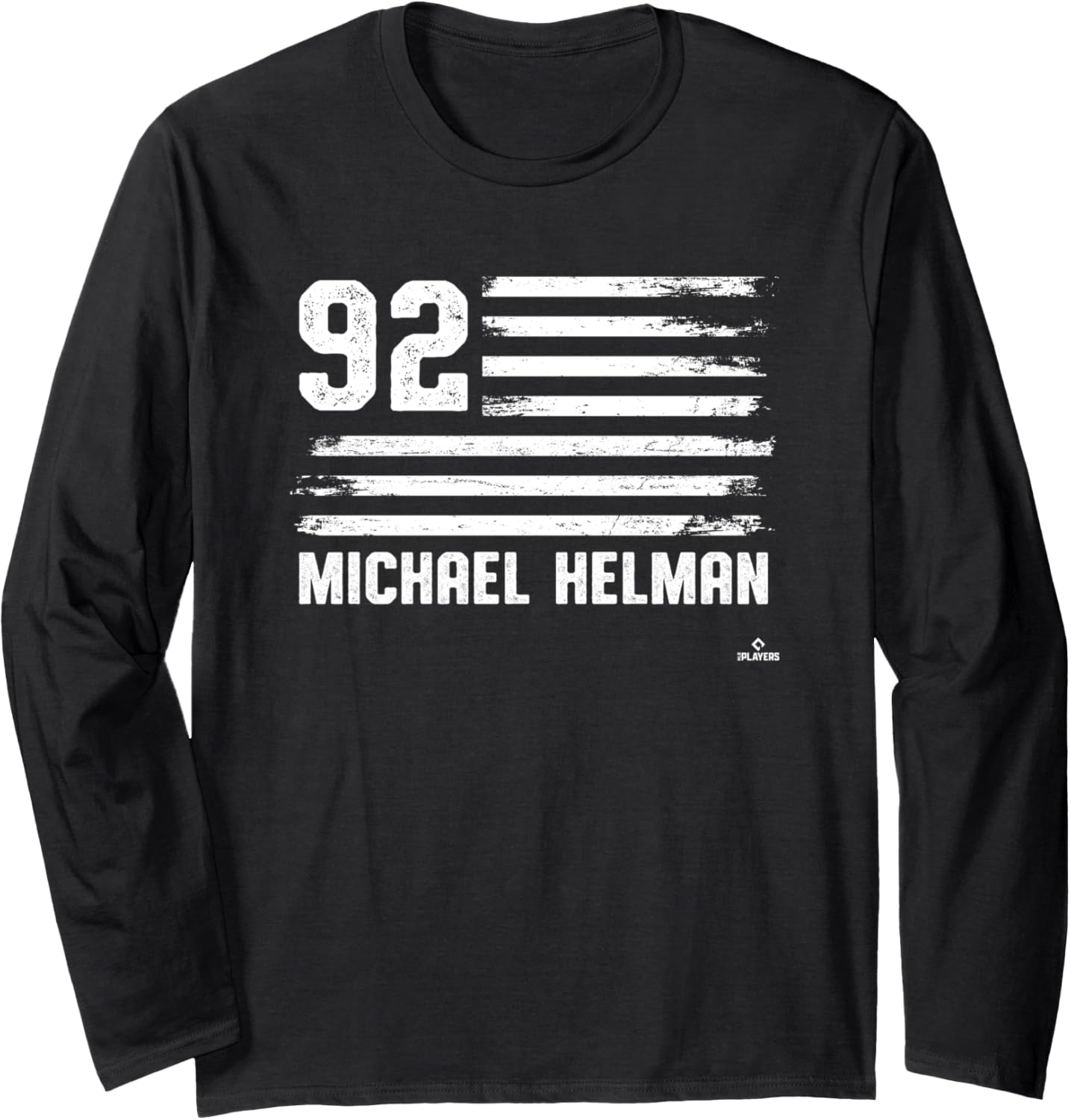 Flag Stripes Michael Helman Minnesota Baseball MLBPA Long Sleeve