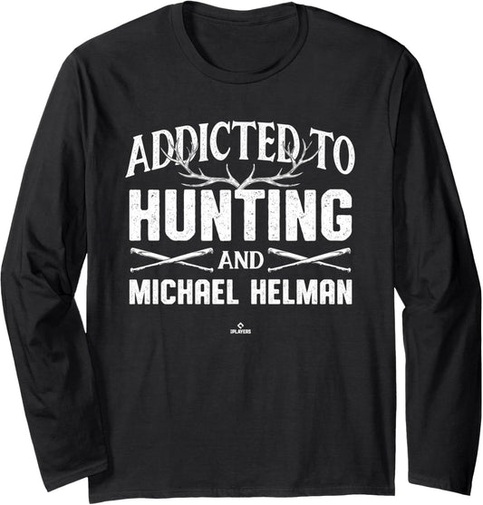 Deer Hunting and Michael Helman Prospect Baseball Fan Gear Long Sleeve