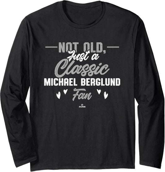 Classic Fan Michael Berglund Prospect Baseball Fan Gear Long Sleeve