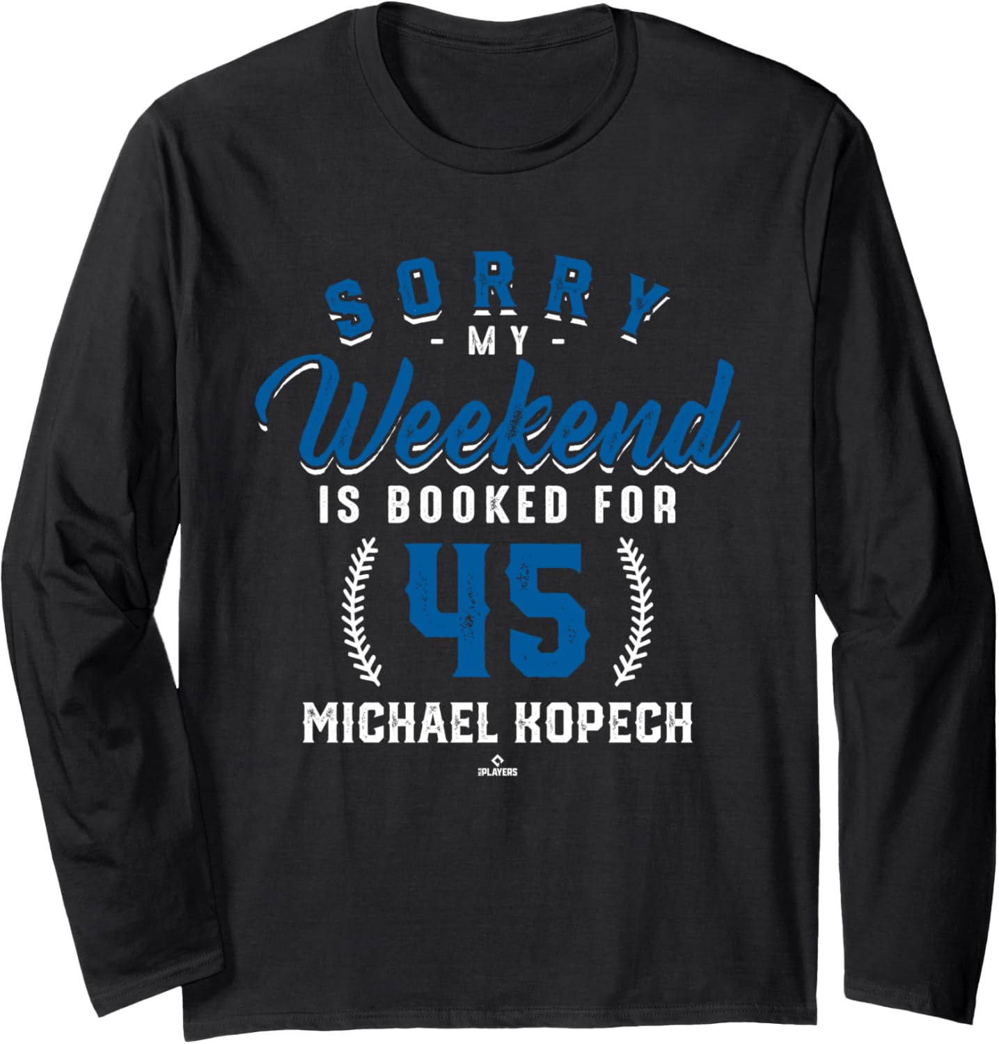 Weekend Booked for Michael Kopech Los Angeles Baseball MLBPA Long Sleeve