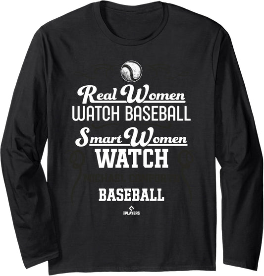 Smart Women Watch Michael Conforto San Francisco Baseball Long Sleeve
