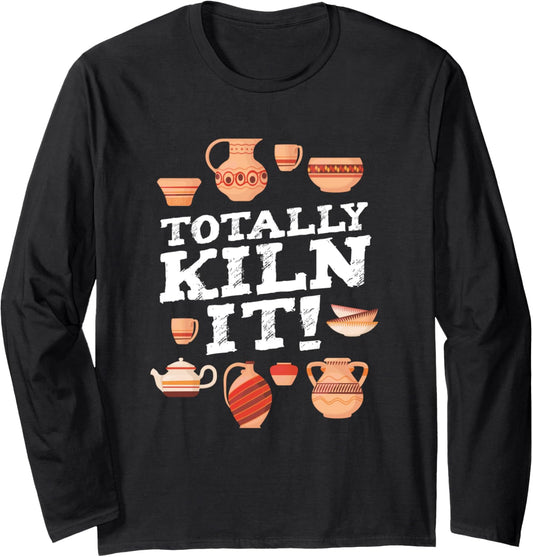 Funny Pottery Ceramic Clay Maker Artist Long Sleeve