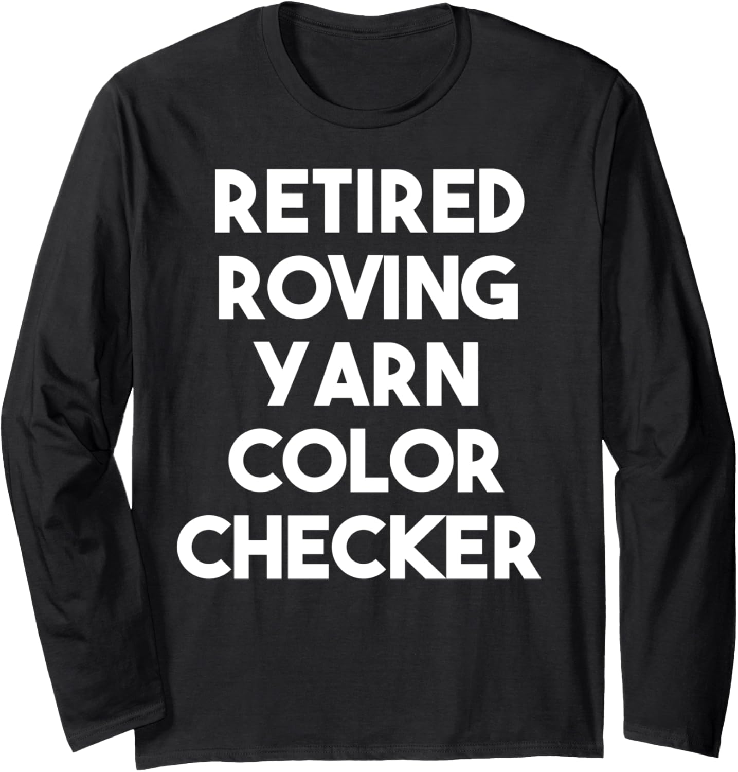 Retired Roving Yarn Color Checker Long Sleeve