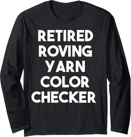 Retired Roving Yarn Color Checker Long Sleeve