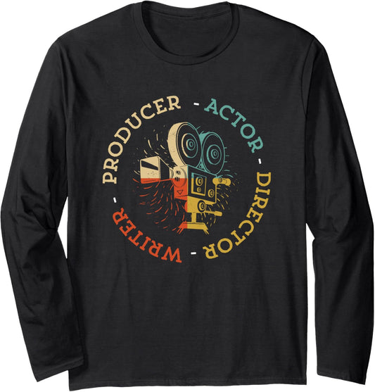 Writer Producer Actor Director Funny Film Theatre Filmmaker Long Sleeve