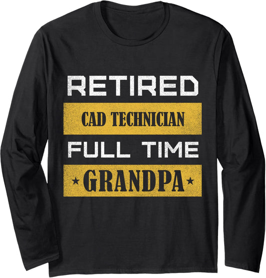 Retired Jewelry Maker Full Time Grandpa Long Sleeve