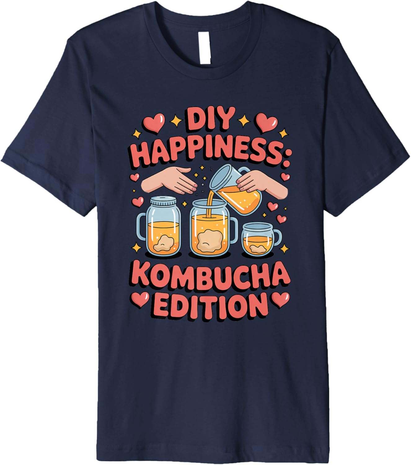 DIY Happiness Kombucha Maker Fermented Tea Enthusiast Premium