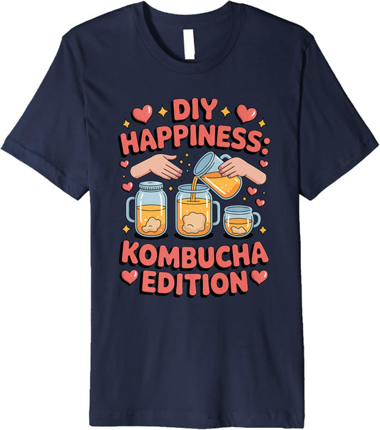 DIY Happiness Kombucha Maker Fermented Tea Enthusiast Premium