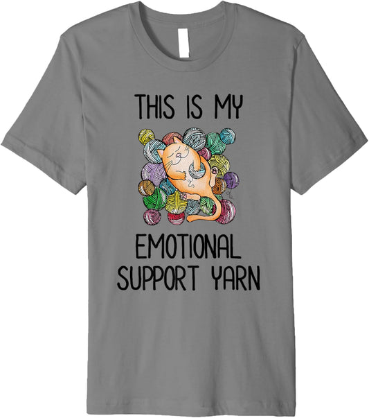 This is My Emotional Support Yarn Premium
