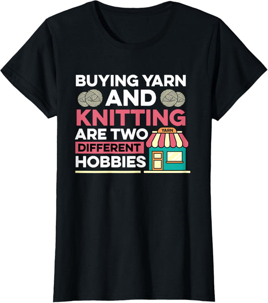 Buying Yarn And Knitting Are Two Different Hobbies