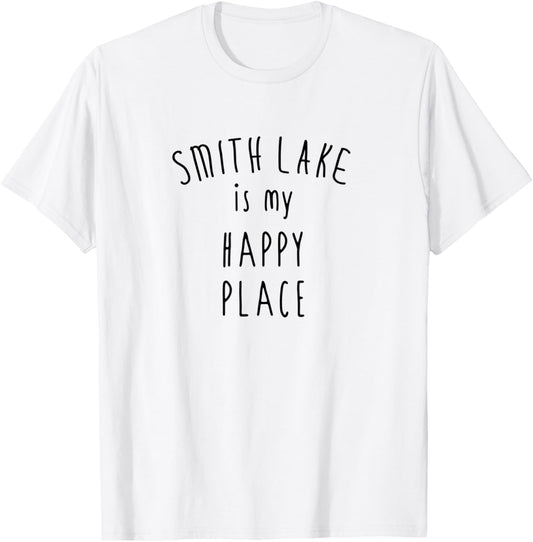 Smith Lake Happy Place Shirt Funny Camping Boating Outdoors