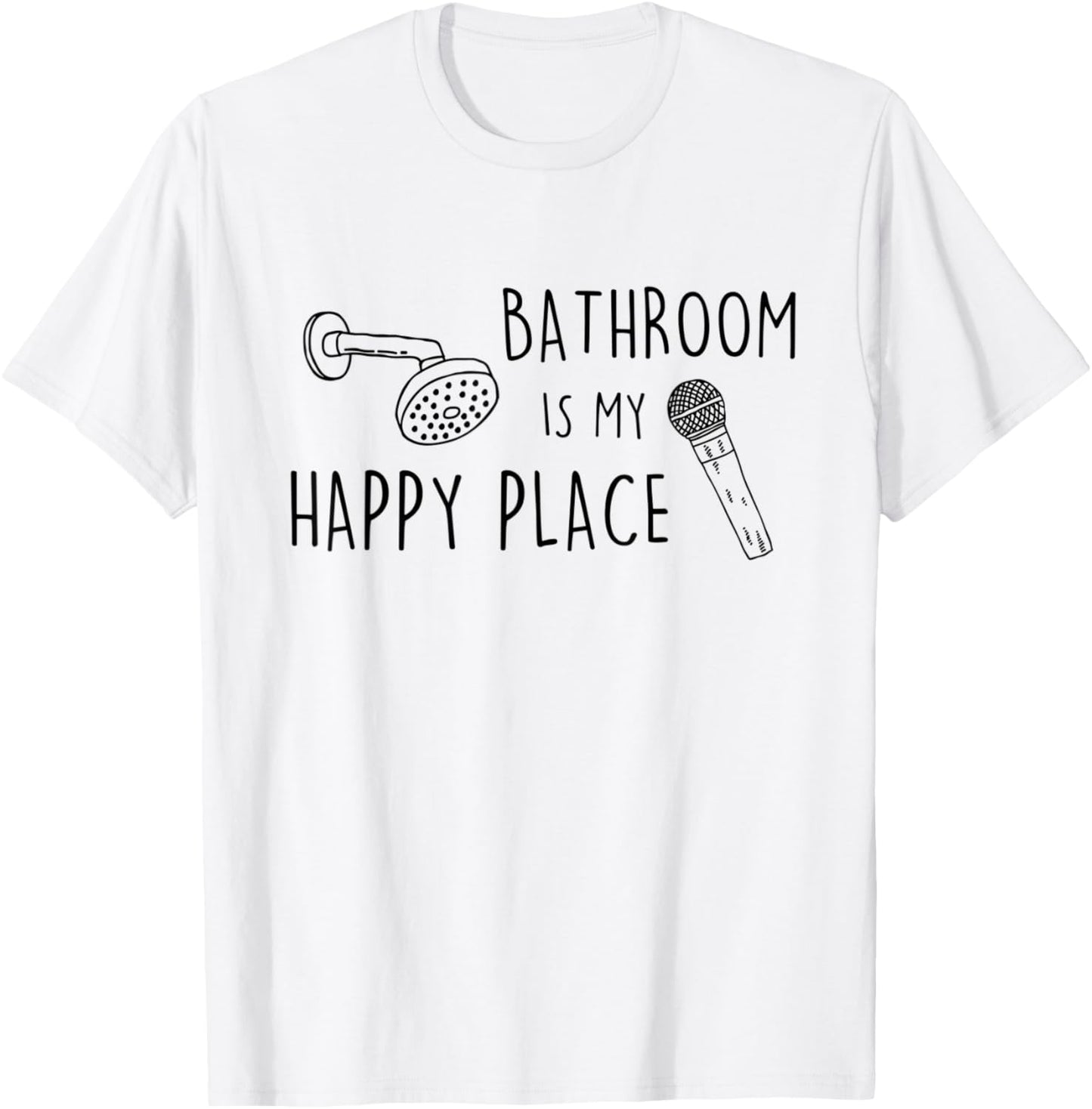 Bathroom is my happy place funny gift
