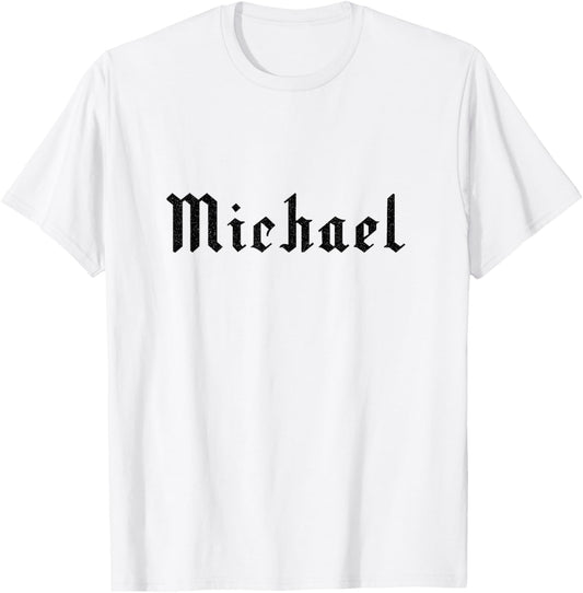Vintage Distress Michael First Name Personalized