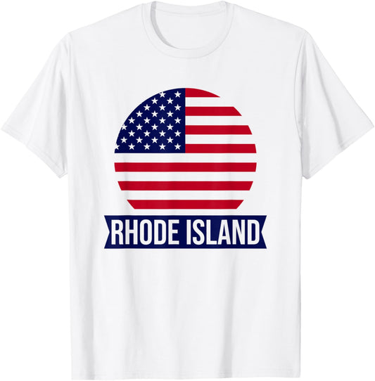 RHODE ISLAND - USA - American place name US flag design