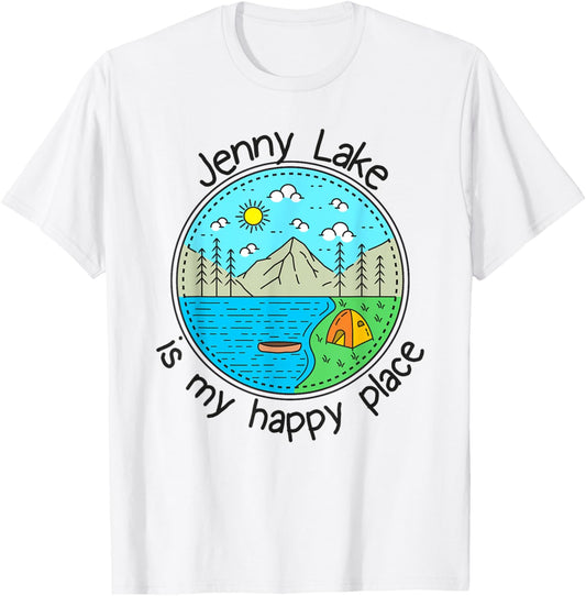 Fishing Boating Camping - My Happy Place Jenny Lake