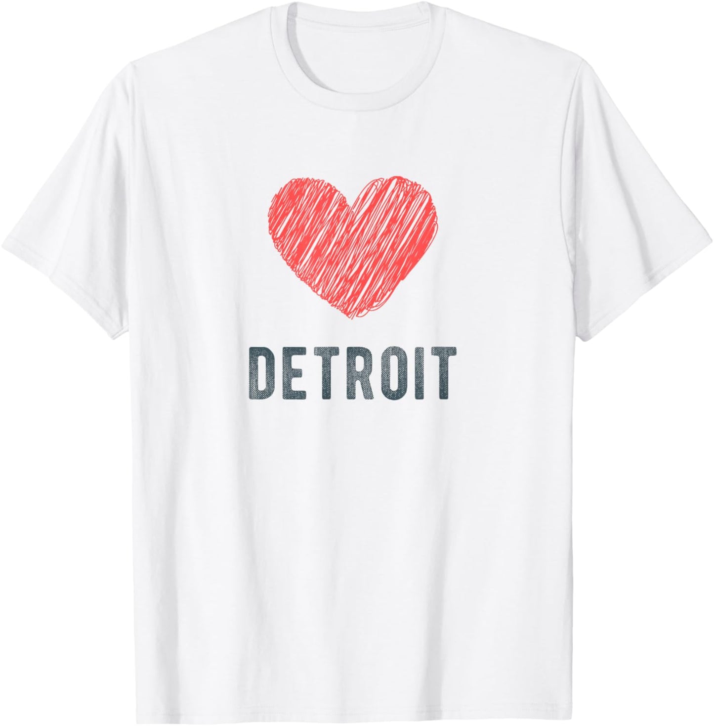 Detroit Heart Love Favorite City or Place