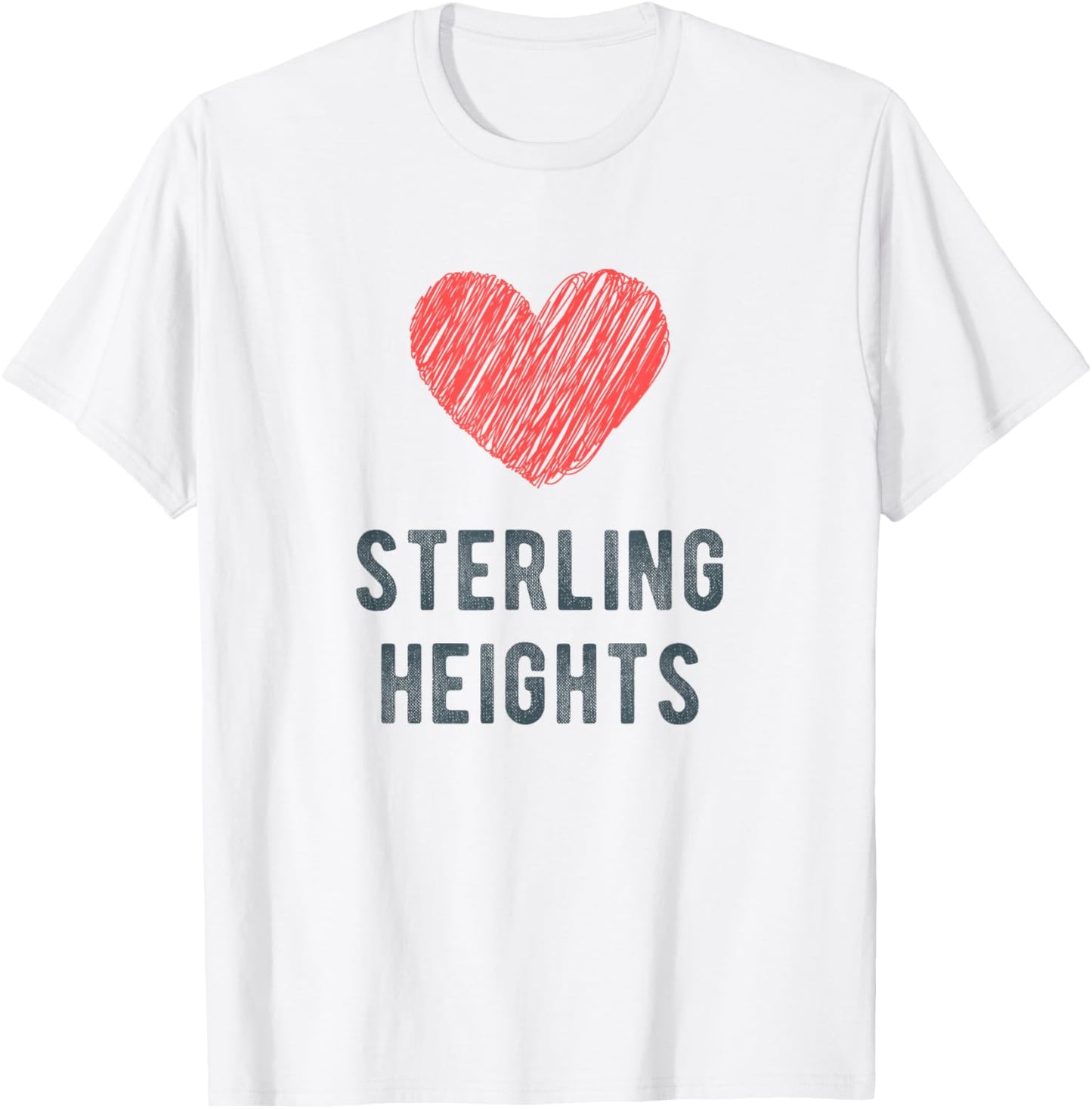 Sterling Heights Heart Love Favorite City or Place