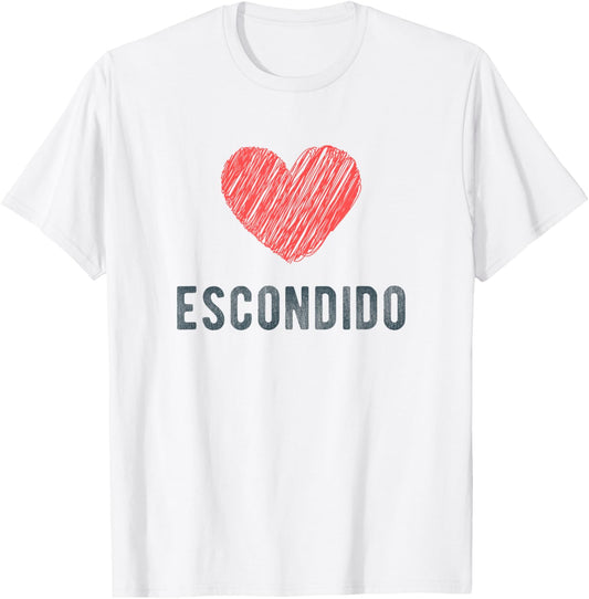 Escondido Heart Love Favorite City or Place