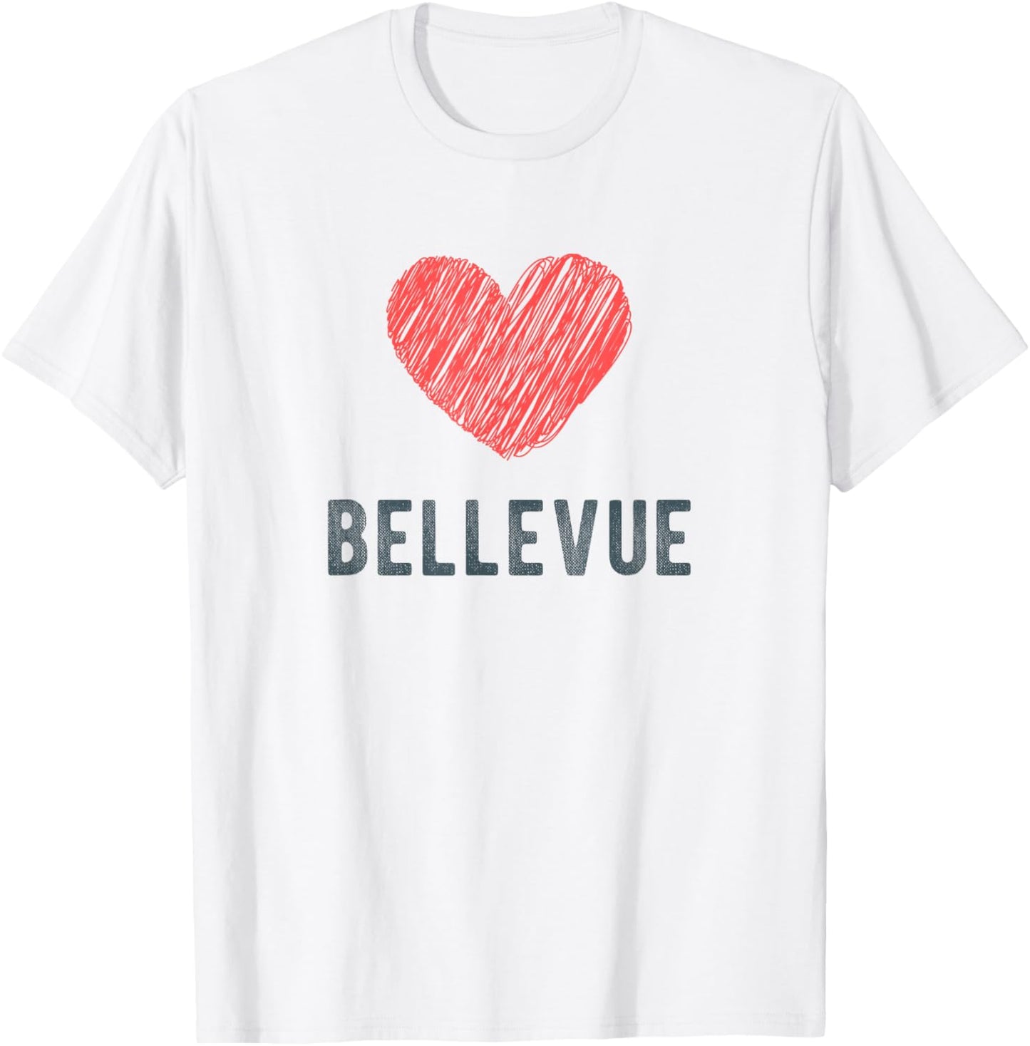 Bellevue Heart Love Favorite City or Place