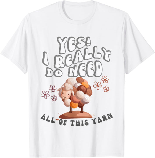 Funny for KNITTER or CROCHETER sheep with yarn balls