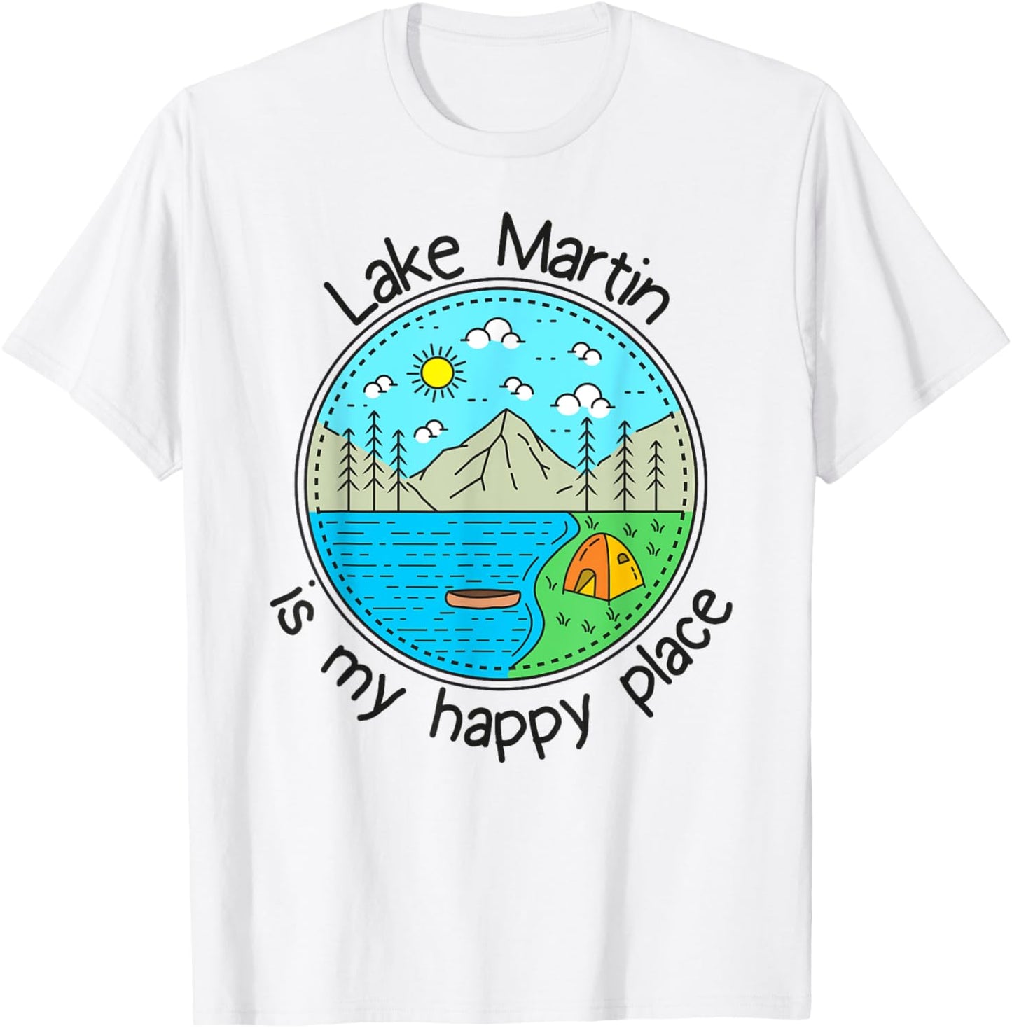 Fishing Boating Camping - My Happy Place Lake Martin