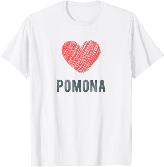 Pomona Heart Love Favorite City or Place