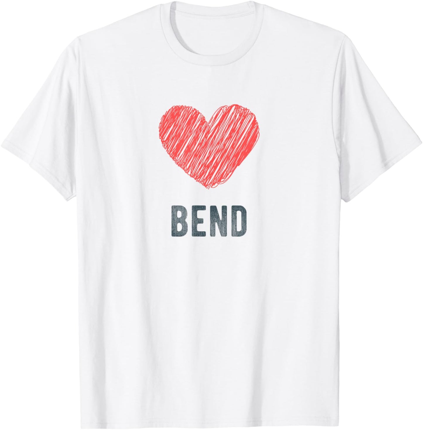 Bend Heart Love Favorite City or Place