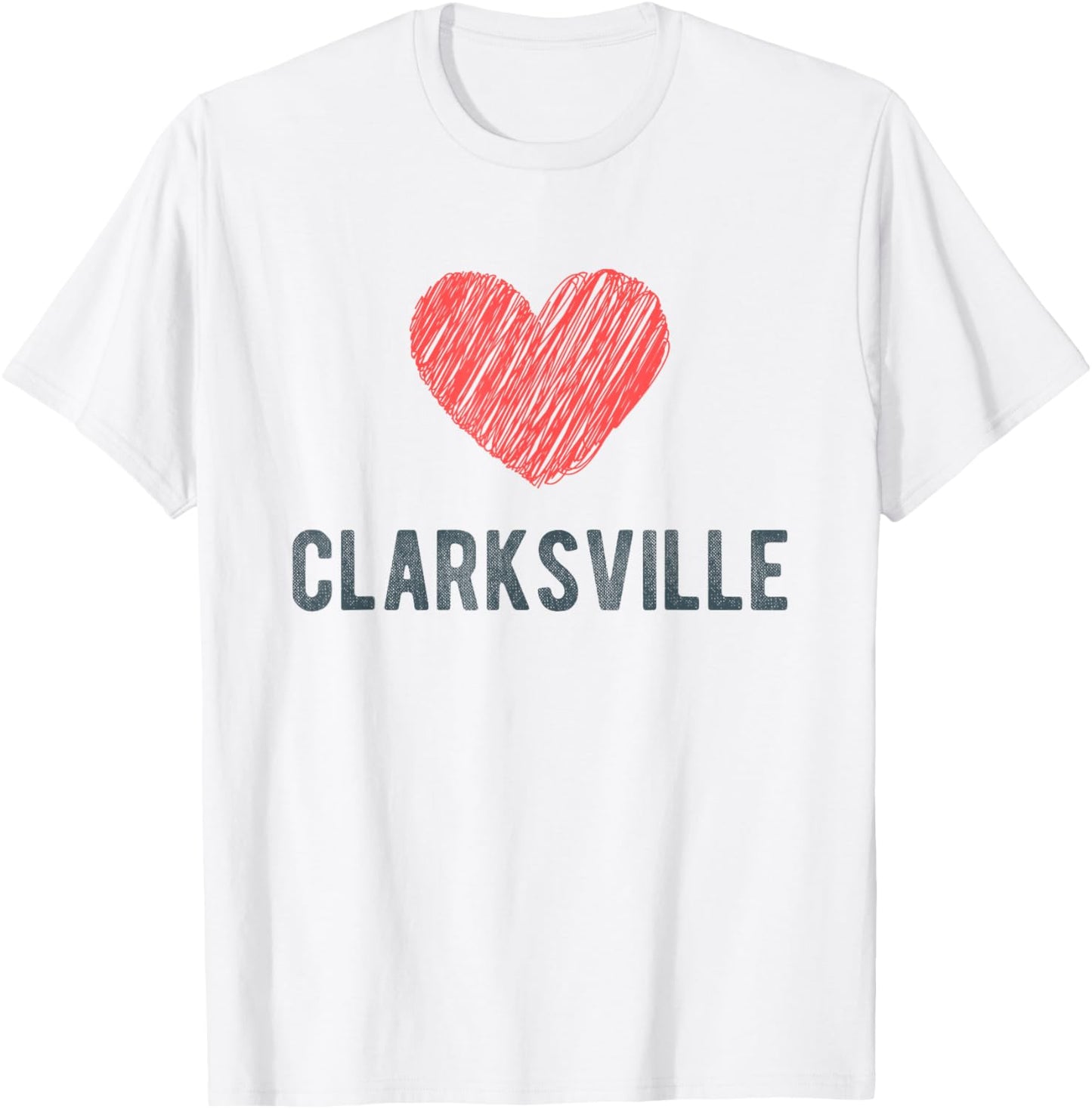 Clarksville Heart Love Favorite City or Place