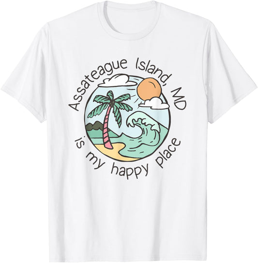 Cute Beach Motiv My Happy Place - Assateague Island Men Women Kids