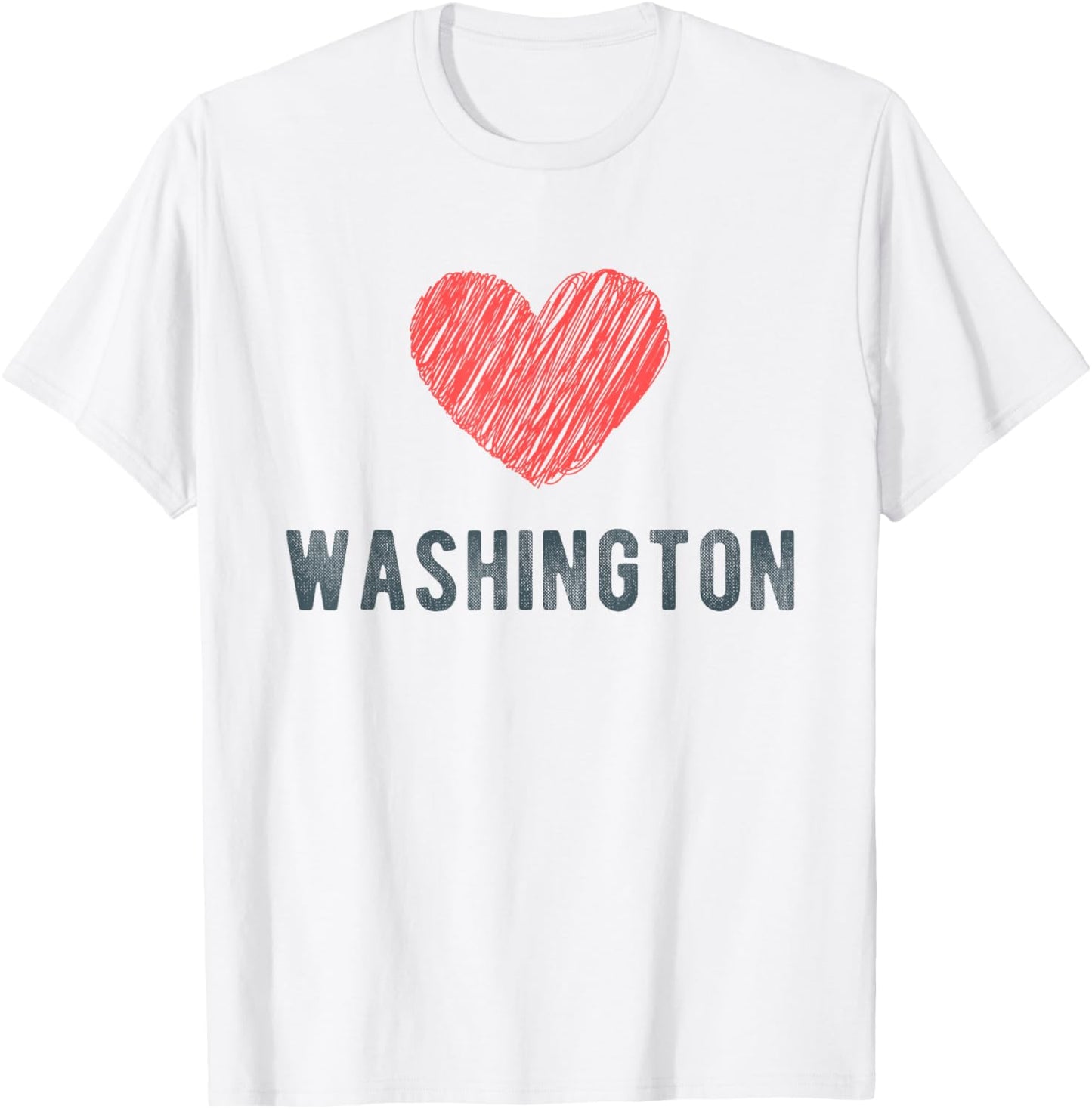 Washington Heart Love Favorite City or Place