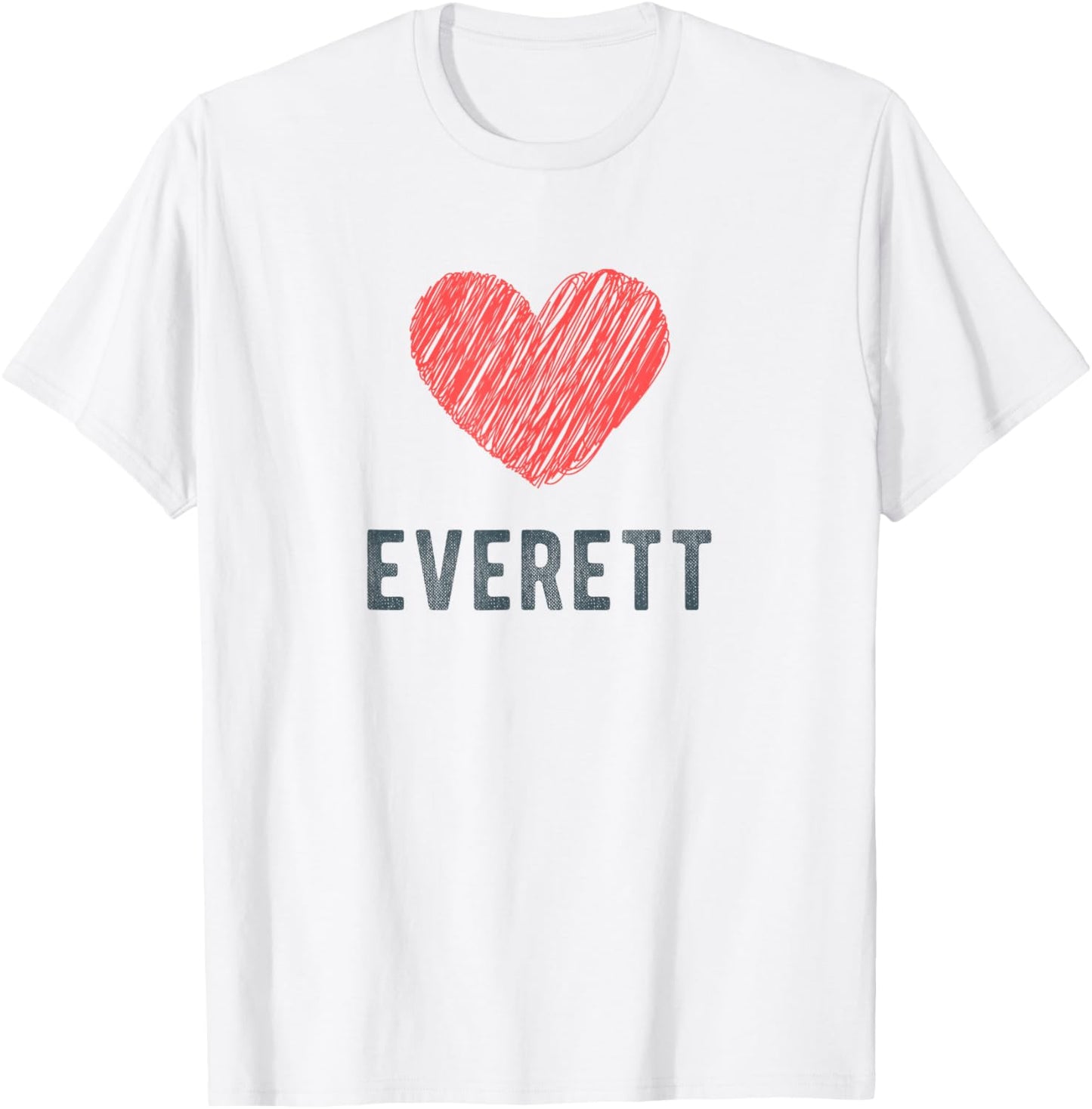 Everett Heart Love Favorite City or Place