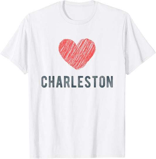 Charleston Heart Love Favorite City or Place