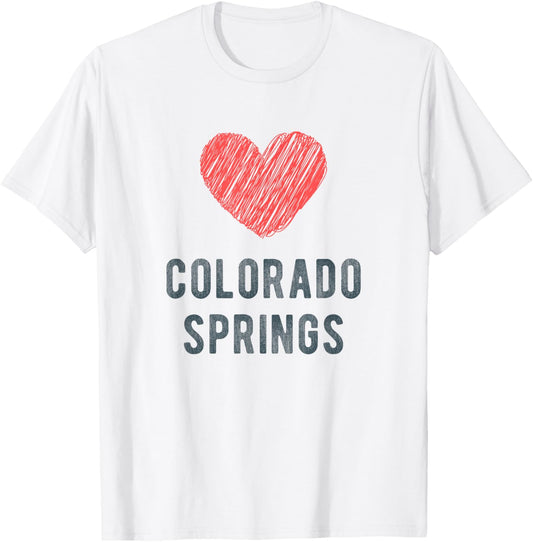 Colorado Springs Heart Love Favorite City or Place